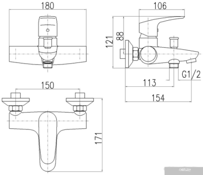 Смеситель Slezak RAV Амур AM754.5