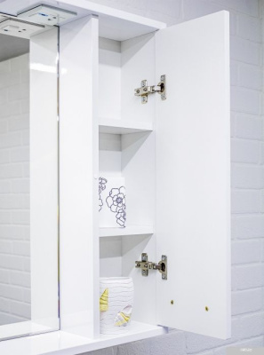 Домино Шкаф с зеркалом Cube 80 (правый)