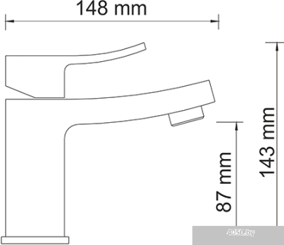 Смеситель Wasserkraft Exter 1603