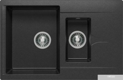 Кухонная мойка Polygran Brig-770 (черный 16)