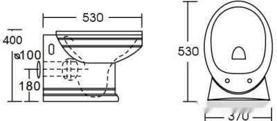 Унитаз CeramaLux 4291