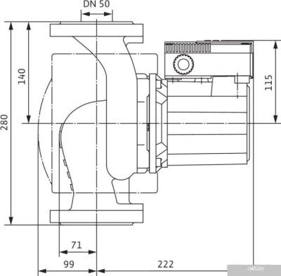 Насос Wilo TOP-S50/10