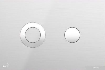 Панель смыва Alcaplast Flat Turn Inox