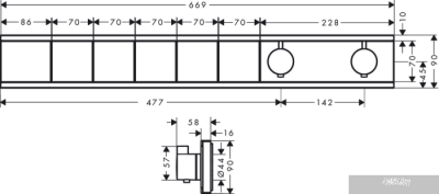 Hansgrohe RainSelect 15384700 (белый)