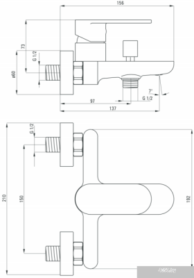Смеситель Deante Alpinia BGA 010M