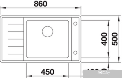 Кухонная мойка Blanco Andano XL 6 S-IF Compact (левая, с клапаном автоматом)