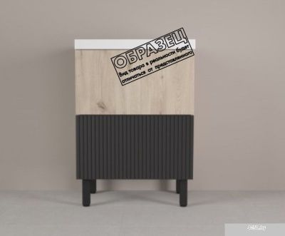 Style Line Тумба под умывальник Стокгольм ВЛДСП 65 2 ящика (напольная)