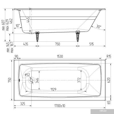 Универсал Бриз 170x75