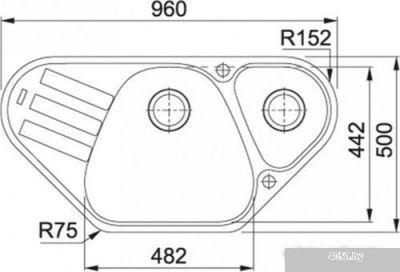 Franke Antea AZG 661-E (серый)