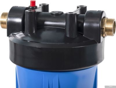 Гейзер 10BB (синий, с латунными ниппелями)