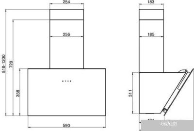 Elikor Антрацит 60П-650-Е3Д (черный)