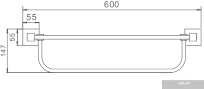 Полка для полотенца Ledeme L71824