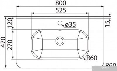 Умывальник IDDIS 0108000i28