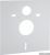 Roxen Cube Bidet One Rimless 6 в 1 StounFix Slim 596716 (кнопка: хром)