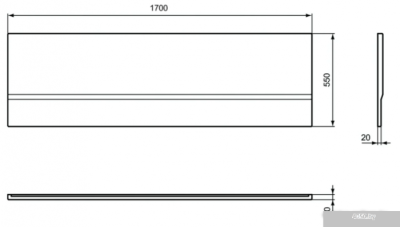 Ideal Standard Hotline 170 см c креплением K230001
