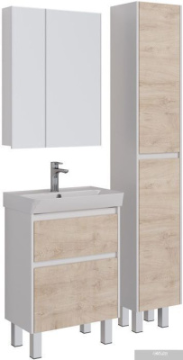 Lemark Шкаф с зеркалом Universal 70 LM70ZS-U (белый глянец)