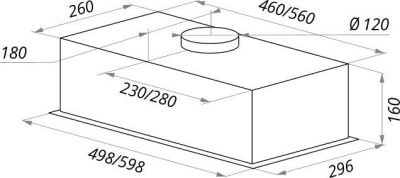 Кухонная вытяжка MAUNFELD Crosby Light (C) 60 (белый)