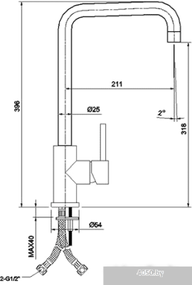 Смеситель IDDIS Kitchen K05STL0i05