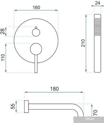 Rea Lungo REA-P4563 (золотой)