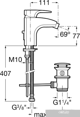 Смеситель Roca Thesis 5A6050C00