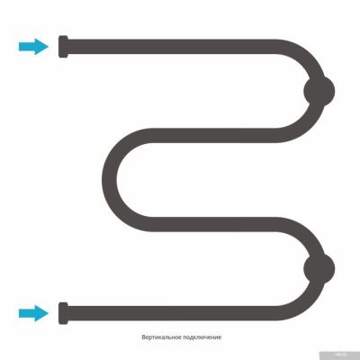 Сунержа М-образный 2 полки 500х500 00-0008-5050