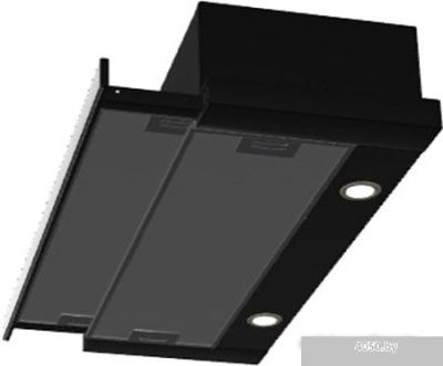 Elikor Интегра Glass 60П-400-В2Л (черный/черное стекло)