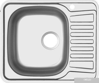 Кухонная мойка Ukinox Комфорт COM580.480 --GT6K 2L-