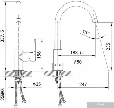 IDDIS Cuba CU1BNJ0i05 (сатиновый хром)