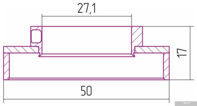 Сунержа TUBE 3/4 (26.9 мм) 30-1029-0002