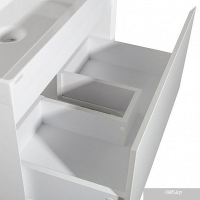 Style Line Тумба под умывальник Манхэттен 60 2 ящика (подвесная, белый)