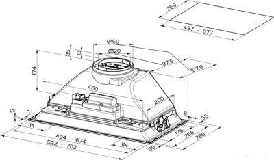 Кухонная вытяжка Faber Inka Smart HC X A70 305.0599.308