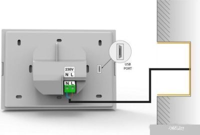 Терморегулятор Tech ST-283 C WiFi (черный)
