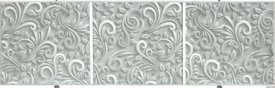 Экран под ванну Comfort Alumin Узор белый 3D 1.5