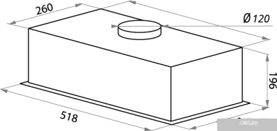 HOMSair Crocus Push 52 Glass (белый)