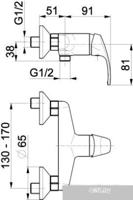 Смеситель Armatura Krzem 4216-010-00