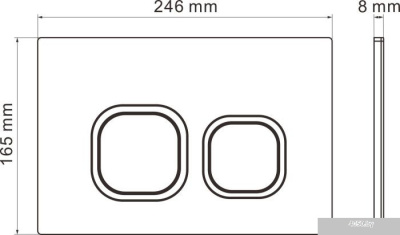 Roxen Antares One Rimless 6 в 1 StounFix Slim 560993 (кнопка: матовая)