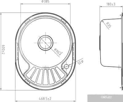Кухонная мойка IDDIS Suno SUN60SRi77