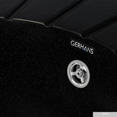 Кухонная мойка Gerhans A02 (оникс)