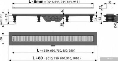Alcaplast APZ10-750M