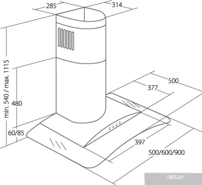 Akpo Largo 50 WK-4 (черный)