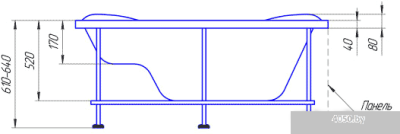 Ванна 1Марка Trapani