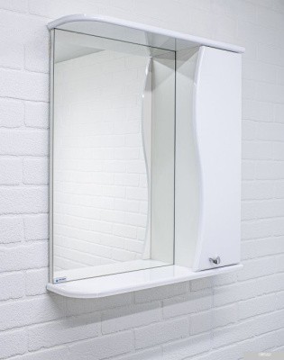 Айсберг Шкаф с зеркалом Волна 50 (правый)