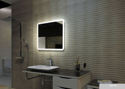 Пекам Зеркало с подсветкой Marta 100x80 (с подогревом и сенсором)