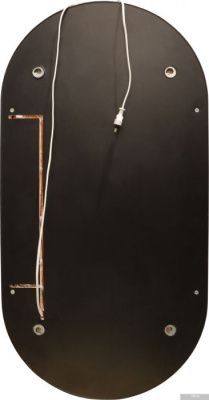 Silver Mirrors Шкаф с зеркалом Soho-Black 500x1000 LED-00002613