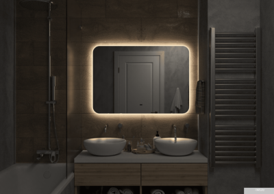 Континент Зеркало Burzhe LED 60x70