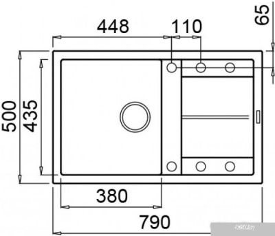 Кухонная мойка Elleci Unico 300 Cemento G48