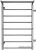 Полотенцесушитель TERMINUS Анкона П8 500х800 бп