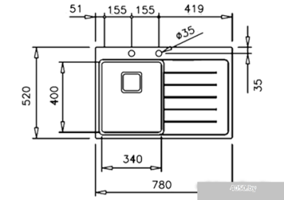 Кухонная мойка TEKA PureLine Zenit RS15 1B 1D R 78 Auto