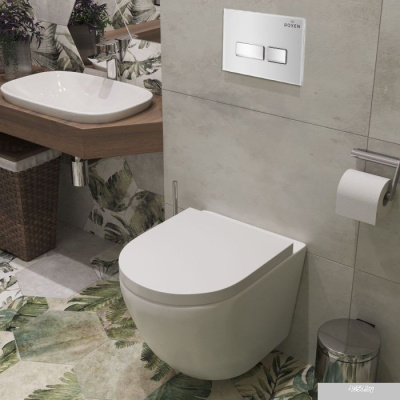 Roxen Antares One Rimless 6 в 1 StounFix Slim 634261 (белое стекло)