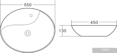 Умывальник BelBagno BB1370